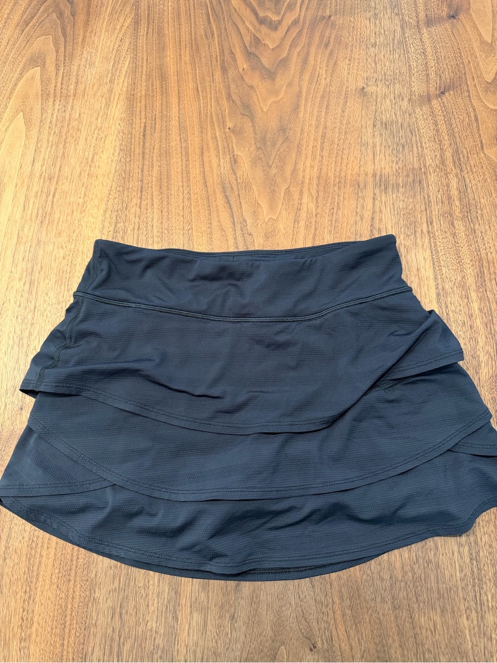Athleta Girl Black Layered Skort